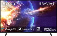 Sony BRAVIA 3 Series 139 cm (55 inches) 4K Ultra HD Smart LED Google TV K-55S30B (Black)