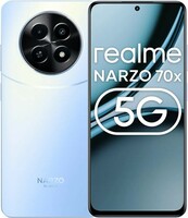 realme NARZO 70x 5G (Ice Blue, 6GB RAM,128GB Storage)|120Hz Ultra Smooth Display|Dimensity 6100+ 6nm 5G|50MP AI Camera|45W Charger in The Box