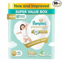 Pampers Premium Care Pants Style Baby Diapers, XX-Large (XXL) Size, 90 Count
