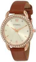 Amazon Brand - Symbol Analog Women's Watch (Dial Colored Strap)