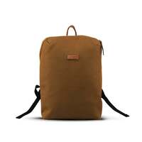 AirCase Premium Canvas Backpack fits upto 15.6" Laptop, Lightweight & Easy to Clean, Spacious Bag for Office/Travel/College, Men & Women, Mustard- 6 month Warranty