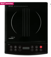 V-Guard VIC 1.2 Induction Cooktop  (Black, Push Button)