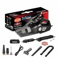 Woscher 578 2in1 Portable Air Compressor Tyre Inflator with Car Vacuum Cleaner