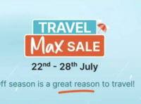 Cleartrip Travel Max sale -Flight starting from Rs.1299