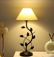 tu casa Contemporary Metal Table Lamp - Elegant Lighting for Bedroom, Living Room, and Balcony | Modern Design, Pack of 1, Bulb Not Included |