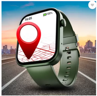 boAt Storm Call 3 w/ Turn by Turn Navigation,QR Code Tray, 1.83" Display & BT Calling Smartwatch  (Olive Green Strap, Free Size)