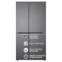 LG 655 L Frost-Free Smart Inverter Double Door Side-By-Side Refrigerator