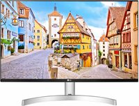 LG Electronics 27Ml600 Full Hd 27 Inch(69 Cm) LCD 1920 X 1080 Pixels IPS Monitor 3 Side Borderless Design with Inbuilt Speaker,Dual Hdmi&Vga Port-Reader Mode&Flicker Free Screen(Work&Education,White)