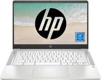 HP Chromebook Intel Celeron Dual Core N4020 - (4 GB/64 GB EMMC Storage/Chrome OS) 14a-ca0505TU Thin and Light Laptop  (14 Inch, Ceramic White, 1.49 Kg)