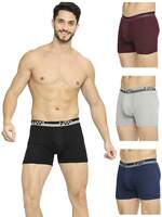 VIP Ultra Super Combed Cotton Trunks for Men | Ultra Soft Fresh Underwear Trunks - Assorted (Pack of 4)