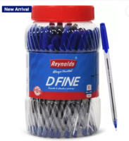 Reynolds D Fine Ball Pen (Pack of 70, Blue)