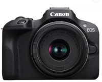 Canon R100 Mirrorless Camera RF-S 18-45mm f/4.5-6.3 IS STM  (Black)