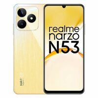 realme narzo N53 (Feather Gold, 8GB+128GB) 33W Segment Fastest Charging | Slimmest Phone in Segment | 90 Hz Smooth Display