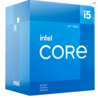 Intel i5-12400F 4.4 GHz Upto 4.4 GHz LGA1700 Socket 6 Cores 12 Threads Desktop Processor  (Blue)