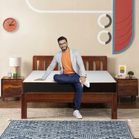 Sleepyhead Original - 3 Layered BodyIQ Orthopedic Memory Foam Mattress, Medium Firm, 78x60x6 inches (Queen Size)