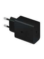 Samsung Original 45W Power Adapter with Type C to C Cable (EP-T4510NBNGIN, Black)