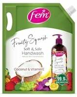 Dabur's Fem Fruity Squash Soft & Safe Handwash - 1500ml 
