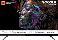 Kodak 80 cm (32 inches) Matrix Series QLED Android Google TV 32MT5077 (Black)