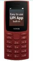 (Refurbished) Nokia All-New 105 Keypad Phone with Built-in UPI Payments, Long-Lasting Battery, Wireless FM Radio | Red | Model 2024