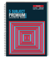 LUXOR Exercise Notebook-Cubes B5 Notebook Ruled 250 Pages (Cubes) x2 Nos