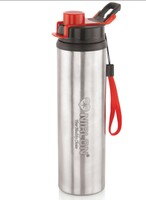 Flipkart Grocery - NIRLON Tranzy Sipper Stainless Steel Single Wall Water Bottle 900 ml Bottle  (Pack of 1, Silver, Steel) (location specific)