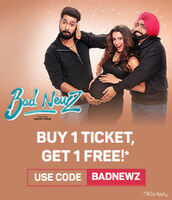 BookMyShow Bad Newz Movie BOGO Offer