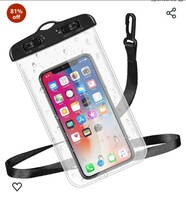 iTronix Waterproof Mobile Pouch Cover for All Mobiles, Cellphone Dry Bag Compatible for iPhone, Samsung, Mi, Redmi, Oppo, VIVO, All Other Smartphones up to 6.5 inches