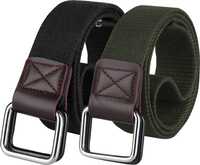 ZORO Cotton belt for men, D buckle gents belt, Combo Pack CB40-40-2PC
