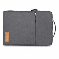 Red Lemon Ultra Protective Nylon Laptop Bag Sleeve Case Cover Pouch for 13 Inch/13.3 Inch Laptop/MacBook, Water Repellent, Men & Women (Grey)