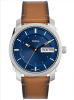 Fossil Men Blue Dial & Brown Leather Straps Analogue Watch FS5920