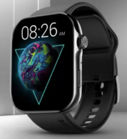 Noise Vision 3 with 1.96" AMOLED display with Thin Bezel, Metallic Build Smartwatch  (Black Strap, Regular)