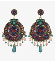 YouBella Jewellery Bohemian Multi-Color Earings Earrings for Girls and Women