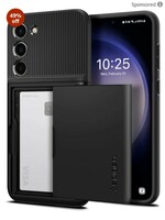 Spigen Slim Armor CS Back Cover Case for Galaxy S23 Plus (Poly Carbonate + TPU | Black)
