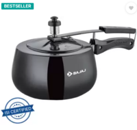 BAJAJ New Shakti 3HD HA Handi With IB 3 L Inner Lid Induction Bottom Pressure Cooker (Hard Anodized)