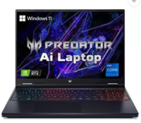 Acer Predator Helios Neo 16 2024 Intel Core i7 14th Gen 14700HX - (16 GB/1 TB SSD/Windows 11 Home/6 GB Graphics/NVIDIA GeForce RTX 4050) PHN16-72-77GZ Gaming Laptop  (16 Inch, Abyssal Black, 2.8 Kg)