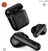 boAt Airdopes 141 Bluetooth TWS Earbuds with 42H Playtime,Low Latency Mode for Gaming, ENx Tech, IWP, IPX4 Water Resistance, Smooth Touch Controls(Bold Black), in Ear