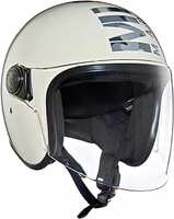 Royal Enfield Flip-Up Coopter Camo Mlg ISI Certified Riding Helmet with Clear Visor Gloss White