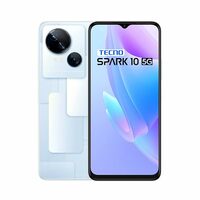 TECNO Spark 10 5G (Meta White, 4GB RAM,64GB Storage)|8GB Expandable RAM | Ultra Clear 50MP Superior Rear Camera| Dimensity 6020 7nm Powerful 5G Processor