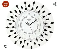 TONDWAL Antique Designer Plastic 12 Inch Wall Clock for Home, Living Room, and Office Fancy Big Size- SN-149

