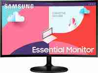 SAMSUNG 27 inch Curved Full HD VA Panel with 1800R Curvature, HDMI, Audio Ports, Flicker Free, Slim Design Monitor (LS27C360EAWXXL/LS27C366EAWXXL) (AMD Free Sync, Response Time: 4 ms, 75 Hz Refresh Rate)