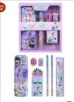 Cable World® Stationary Kit Set for School Kids,Girls/Boys Birthday Gift - Pencil Pen Book Eraser Sharpener - Multicolor