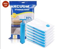 Niwlix Vacuum Bags, Clothes Storage Bag, Vacuum Bags for Clothes, Cloth Storage Bag, Vacuum Bags for Clothes with Pump, Packing Bags for Clothes, Vacuum Storage Bags, Cloth Bags 