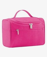 FIRDUS Hanging Toiletry Bag for Men & Women Travel Wash Bag Waterproof Cosmetic Bag Beauty Case Makeup Bag Travel Pouch Bag Toiletry Organizer Gym Shower Bag Men`s Shaving BaG. (PINK BAG)