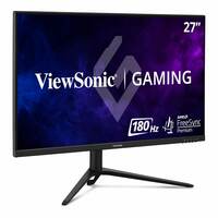 ViewSonic Omni 27 Inch FHD Fast IPS Gaming Monitor 180Hz Refresh Rate,0.5ms, HDR10, AMD FreeSync Premium, Adaptive Sync & VESA clearMR, 2x Speaker, Hight Adjustable, Eye Care,104%sRGB, HDMI,DP-VX2728J