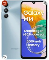 Samsung Galaxy M14 4G (Arctic Blue,4GB,64GB) | 50MP Triple Cam | 5000mAh Battery | Snapdragon 680 Processor | 2 Gen. OS Upgrade & 4 Year Security Update