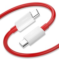 Sounce 65w oneplus dash warp charge cable, 6.5a type-c to usb c