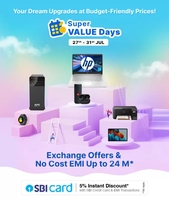 Super Value Days Upto 40% Off + 5% Off Bank Offer (27th - 31st July)