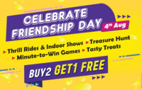 Buy 2 Tickets Get 1 Free deal on both Theme Park and Water Park tickets.