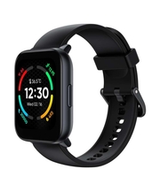 Realme Black Strap TechLife Watch S100 1.69 HD Display with Temperature Sensor Smartwatch 