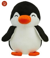 Amazon Brand - Jam & Honey Penguin, Plush/Soft Toy for Boys, Girls and Kids, Super-Soft, Safe, Great Birthday Gift (Black and White, 17 cm) 